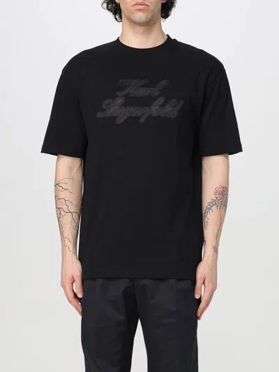 Karl Lagerfeld T-shirt  Men Color Black