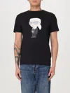 Karl Lagerfeld Karl-print T-shirt In Schwarz