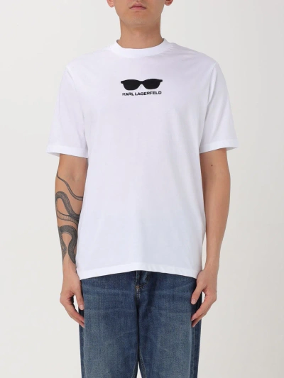 Karl Lagerfeld T-shirt  Men Color White In Weiss