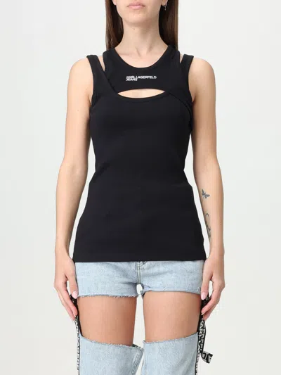 Karl Lagerfeld T-shirt  Woman Colour Black