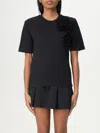 Karl Lagerfeld T-shirt  Woman Color Black In Black