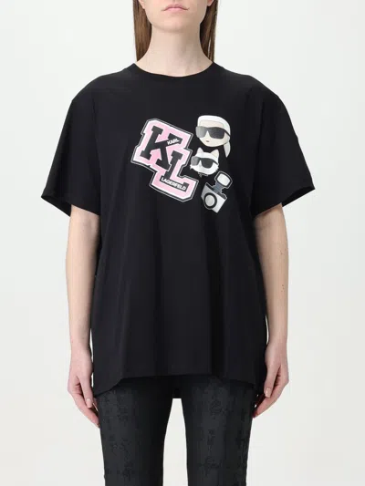 Karl Lagerfeld T-shirt  Woman Color Black