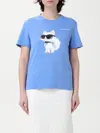Karl Lagerfeld T-shirt  Woman Color Blue In Blue