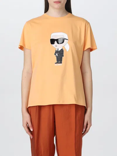 Karl Lagerfeld T-shirt  Damen Farbe Orange