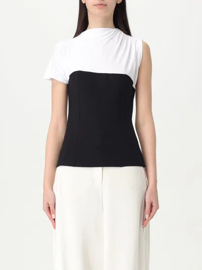 KARL LAGERFELD T-SHIRT KARL LAGERFELD WOMAN COLOR WHITE,G68357001