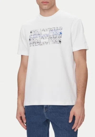 Karl Lagerfeld T-shirt Klj Reg In White