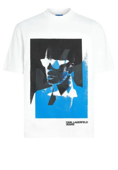 Karl Lagerfeld T-shirt Klj Reg In White