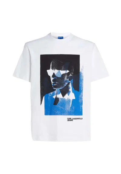 Karl Lagerfeld T-shirt Klj Reg In White