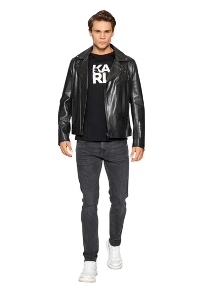 Karl Lagerfeld T-shirt Man  In Black