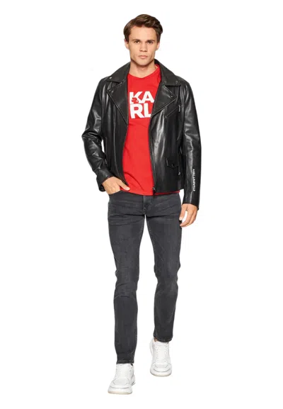 Karl Lagerfeld T-shirt Man  In Red