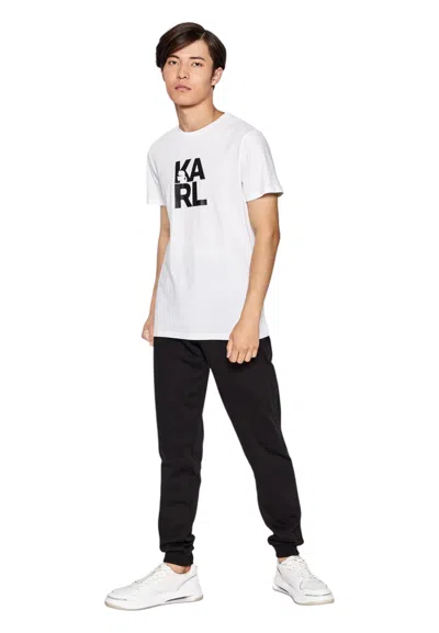 Karl Lagerfeld T-shirt Man  In White