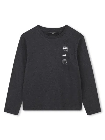 Karl Lagerfeld T-shirt With Logo In Black