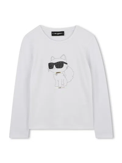 Karl Lagerfeld T-shirt With Logo In White