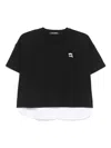 Karl Lagerfeld T-shirts And Polos In Black