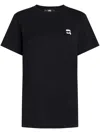 Karl Lagerfeld Ikonik 2.0 Logo-patch T-shirt In Black