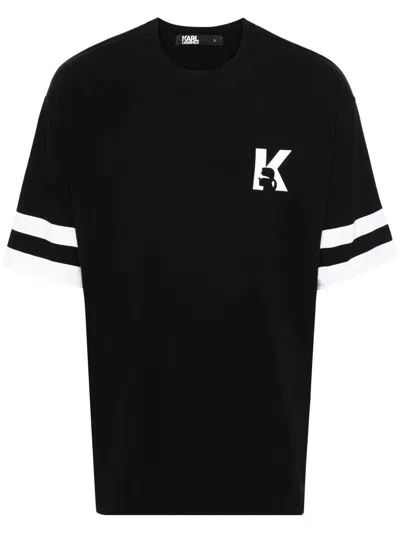 Karl Lagerfeld T-shirts & Tops In Black