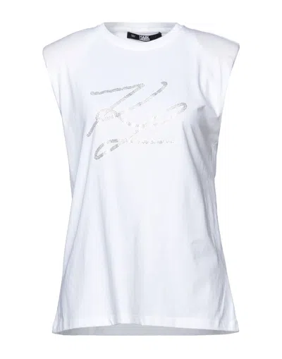 Karl Lagerfeld T-shirts In White