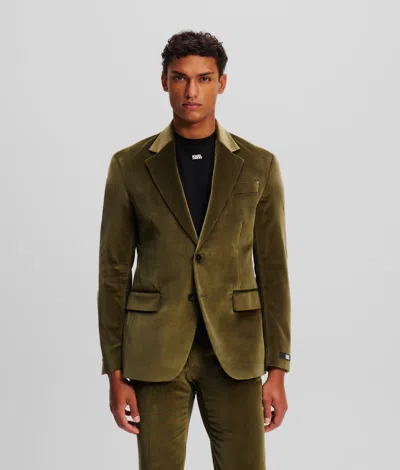 Karl Lagerfeld Tailored Jacket In Green