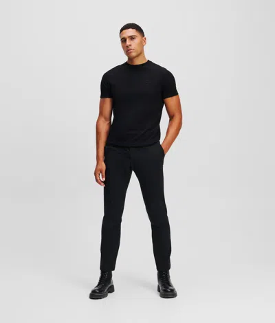 Karl Lagerfeld Tailored Pants In Black