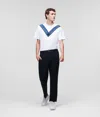 Karl Lagerfeld Tailored Pants With Zipped Pockets In White