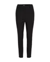 Karl Lagerfeld Tailored Slim-cut Trousers In Black