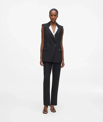 Karl Lagerfeld Tailored Slim Pants In Black