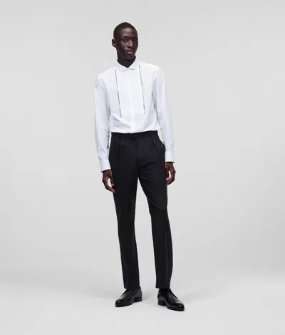 Karl Lagerfeld Tailored Trousers In Black