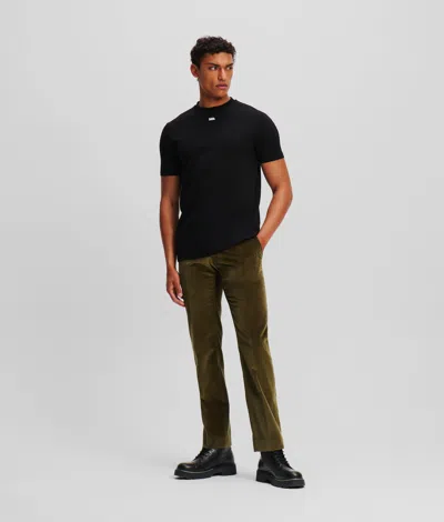 Karl Lagerfeld Tailored Trousers In Green