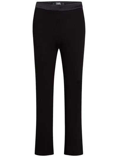 Karl Lagerfeld Tailored Trousers In 999 Black