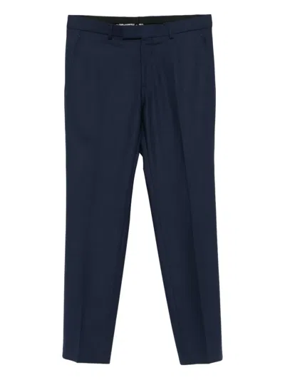 Karl Lagerfeld Tailored Trousers In Blue