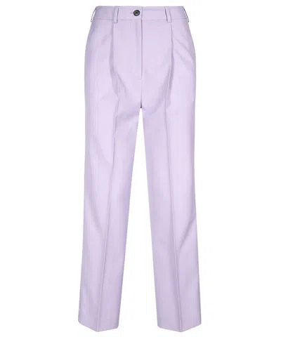 Karl Lagerfeld Tailored Trousers In Purple
