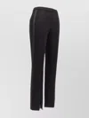 Karl Lagerfeld Tailored Trousers With Front Pleats And Side Slits