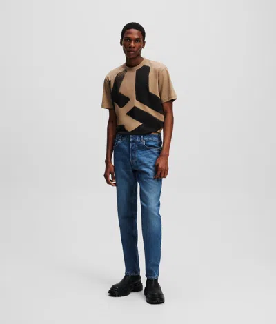 Karl Lagerfeld Tapered Jeans In Blue