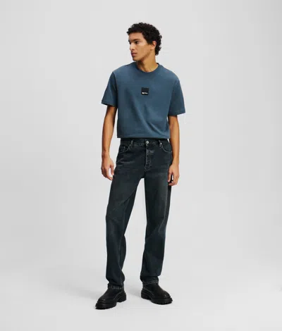 Karl Lagerfeld Tapered Jeans In Blue