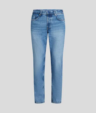 Karl Lagerfeld Tapered Jeans In Blue