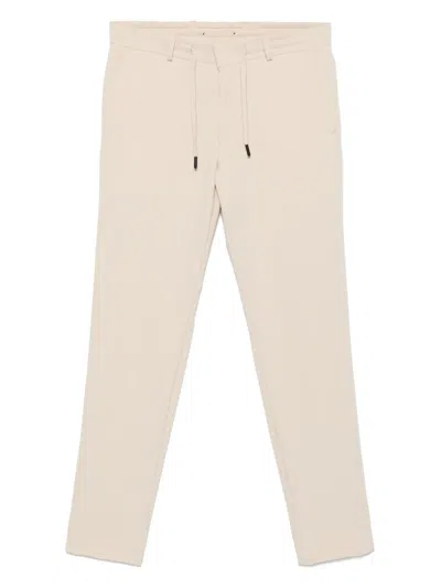 Karl Lagerfeld Tapered Trousers In Neutrals