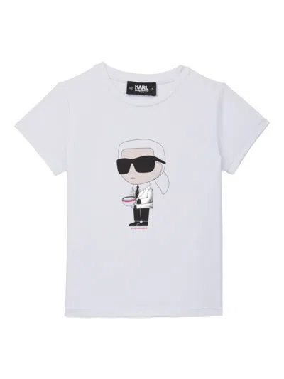Karl Lagerfeld Kids' Tee Shirt In White