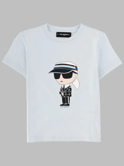 Karl Lagerfeld Tee Shirt In Gray