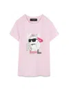 Karl Lagerfeld Graphic-print T-shirt In Red
