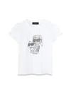 Karl Lagerfeld Graphic-print T-shirt In White