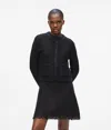 Karl Lagerfeld Textured Cardigan In Black