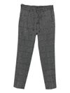 Karl Lagerfeld Textured Drawstring Trousers In Black