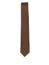 Karl Lagerfeld Textured Tie In Brown