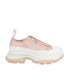 Karl Lagerfeld Thick-soled Logo Lace Up Casual Sneakers In White