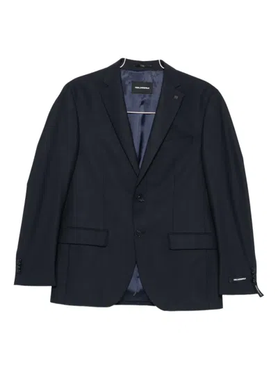 Karl Lagerfeld Three-button Jacket In Blue