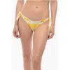 Karl Lagerfeld Tie Dye Effect Bottom Bikini With Knotted Laces