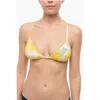 Karl Lagerfeld Tie-dye Effect Triangle Bikini Top