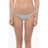 Karl Lagerfeld Tie-side Bottom Bikini With Iconic Print