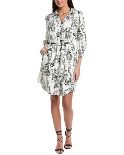 Karl Lagerfeld Tie Waist Shirtdress