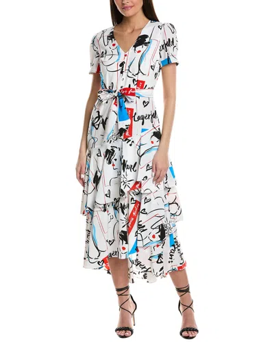 Karl Lagerfeld Tiered Midi Dress